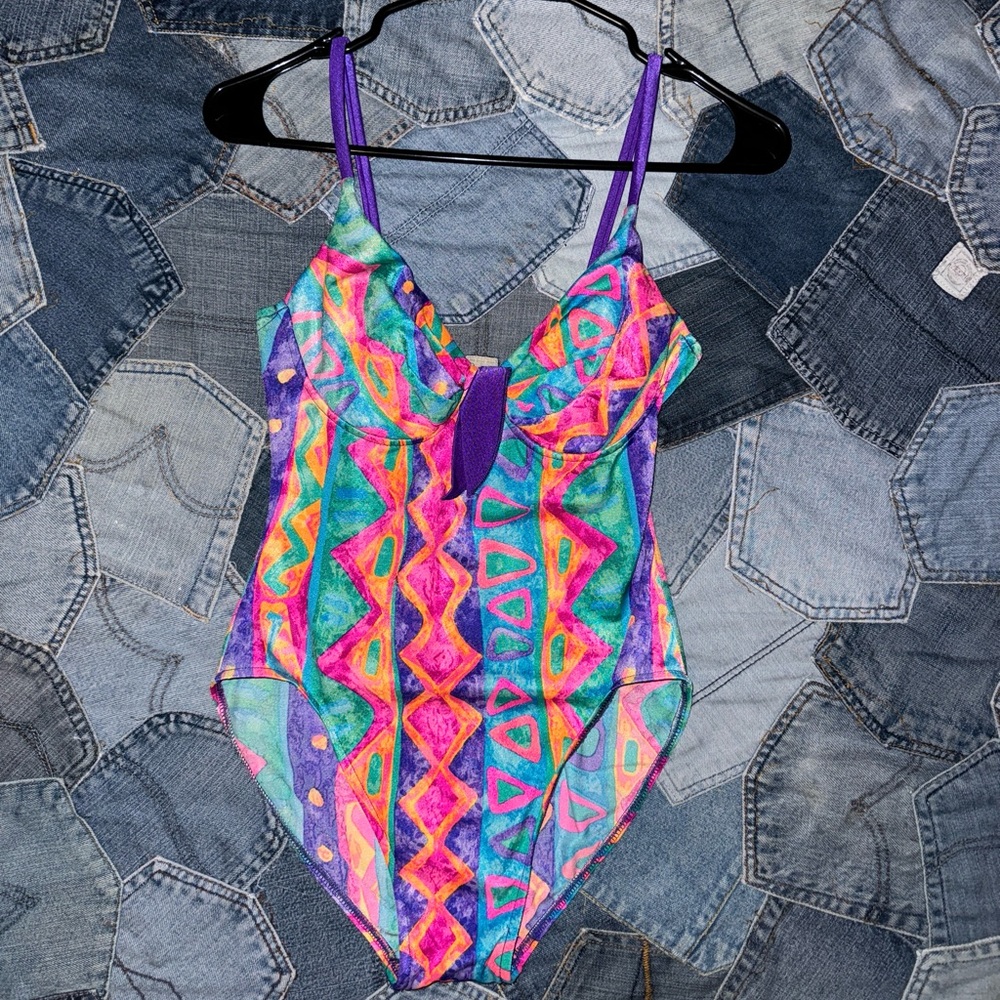 Vintage Pacific Connections one piece swimsuit XS/S